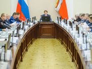 Еженедельное оперативное совещание в правительстве Воронежской области.
