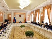 В правительстве Воронежской области.