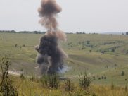 Снаряд уничтожен на полигоне.