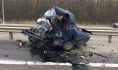 Вот что осталось от ВАЗ-2107.