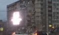 Жилой дом частично обрушился в Ижевске.
