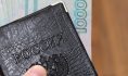 Мужчина вложил деньги в паспорт.