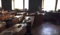 Кабинет школы после нападения.