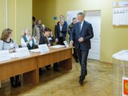 Александр Гусев проголосовал на выборах президента.