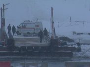 Понтонный мост в Шилово.
