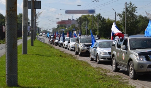 В Воронеже встретят участников автопробега.