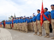 Церемония вступления в Юнармию.