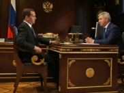 Встреча Дмитрия Медведева с Александром Гусевым.