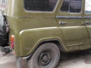 Горел УАЗик.