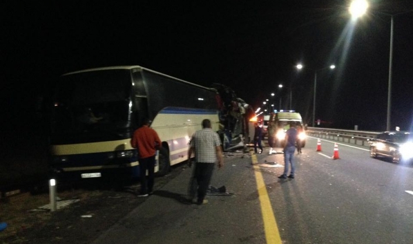 Два автобуса столкнулись в Новоусманском районе.