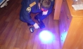На месте преступления.