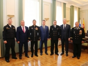 Воронеж посетила делегация атомного подводного крейсера.