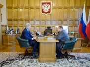 Рабочая встреча с Андреем Еренковым.