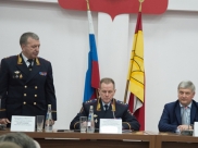 Михаила Бородина представили руководству и личному составу.