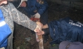 Деревянную конструкцию распилили.