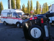 Авария со «скорой помощью».