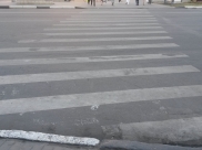 Ребенка сбили на переходе.