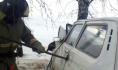 Автомобиль опрокинулся в кювет.