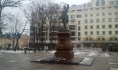 Памятник Петру в Воронеже.