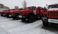 Пожарные машины «Урал».