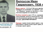 Пропавший пенсионер.
