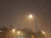 На выходных будет идти снег.