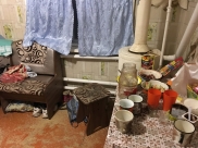 В доме.