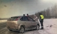 Ford Focus вытащили из снежного плена.