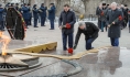 Возложение цветов к могиле Неизвестного солдата.