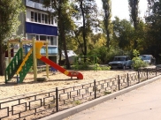Благоустройство дворов в Воронеже.
