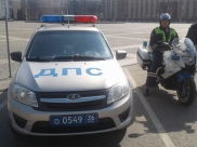 Гаишники пересели на мотоциклы.