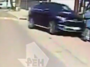 За долю секунды до ДТП.