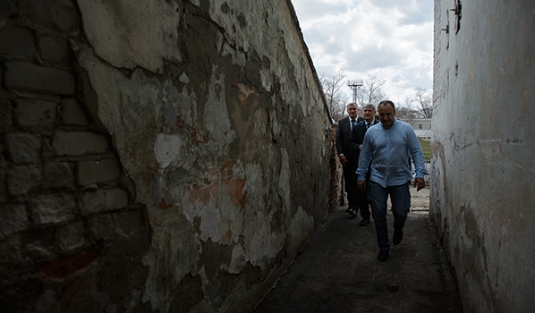 Александр Гусев посетил стадион «Буран». 