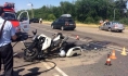 Авария с мотоциклом.