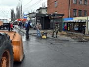 Благоустройство остановки.