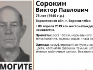 Пропал пенсионер.