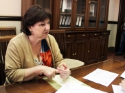 Жительница Масловки на приеме у депутата Госдумы.