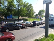 ДТП из 5 машин.