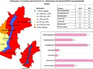 Карта криминальности Воронежа.