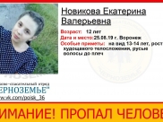 Школьница пропала.