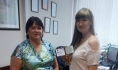 Елена Кондратьева получила удостоверение, став общественным инспектором по охране окружающей среды.