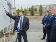 Визит губернатора в Нововоронеж.