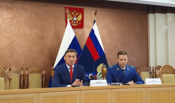 Николай Шишкин на пресс-конференции.