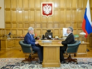 Встреча Александра Гусева и Михаила Носырева.