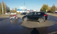 Авария с мотоциклом.