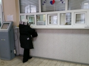 В поликлинике.