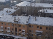 Дома.