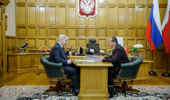 Встреча Александра Гусева с Алексеем Рыжениным.