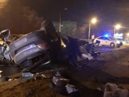 Столкнулись BMW и Opel.