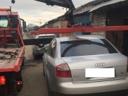 Иномарку арестовали.